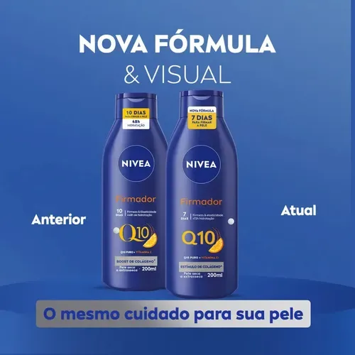 NIVEA Loção Hidratante Firmador Q10 + Vitamina C 400ml